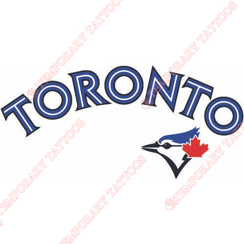 Toronto Blue Jays Customize Temporary Tattoos Stickers NO.2007